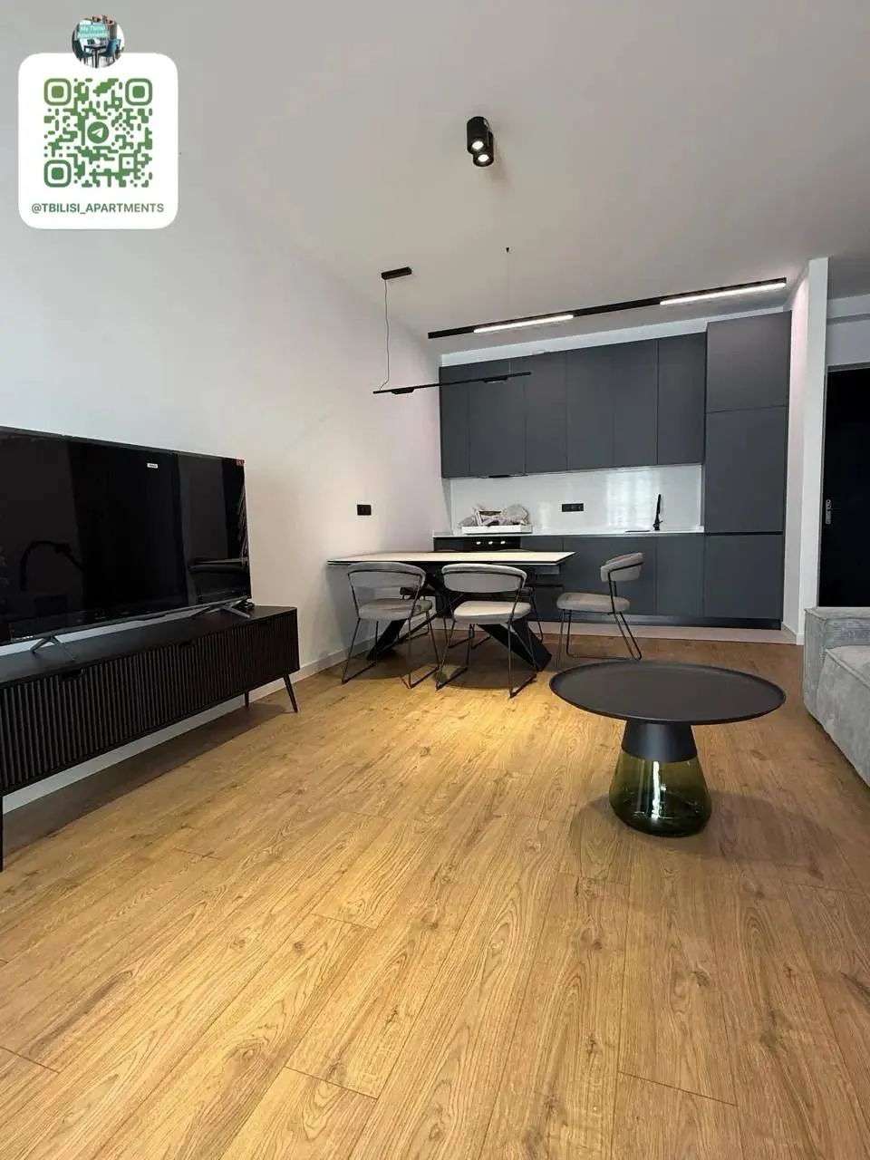 Квартира 65 м² с 2 комнатами в Чугурети 3