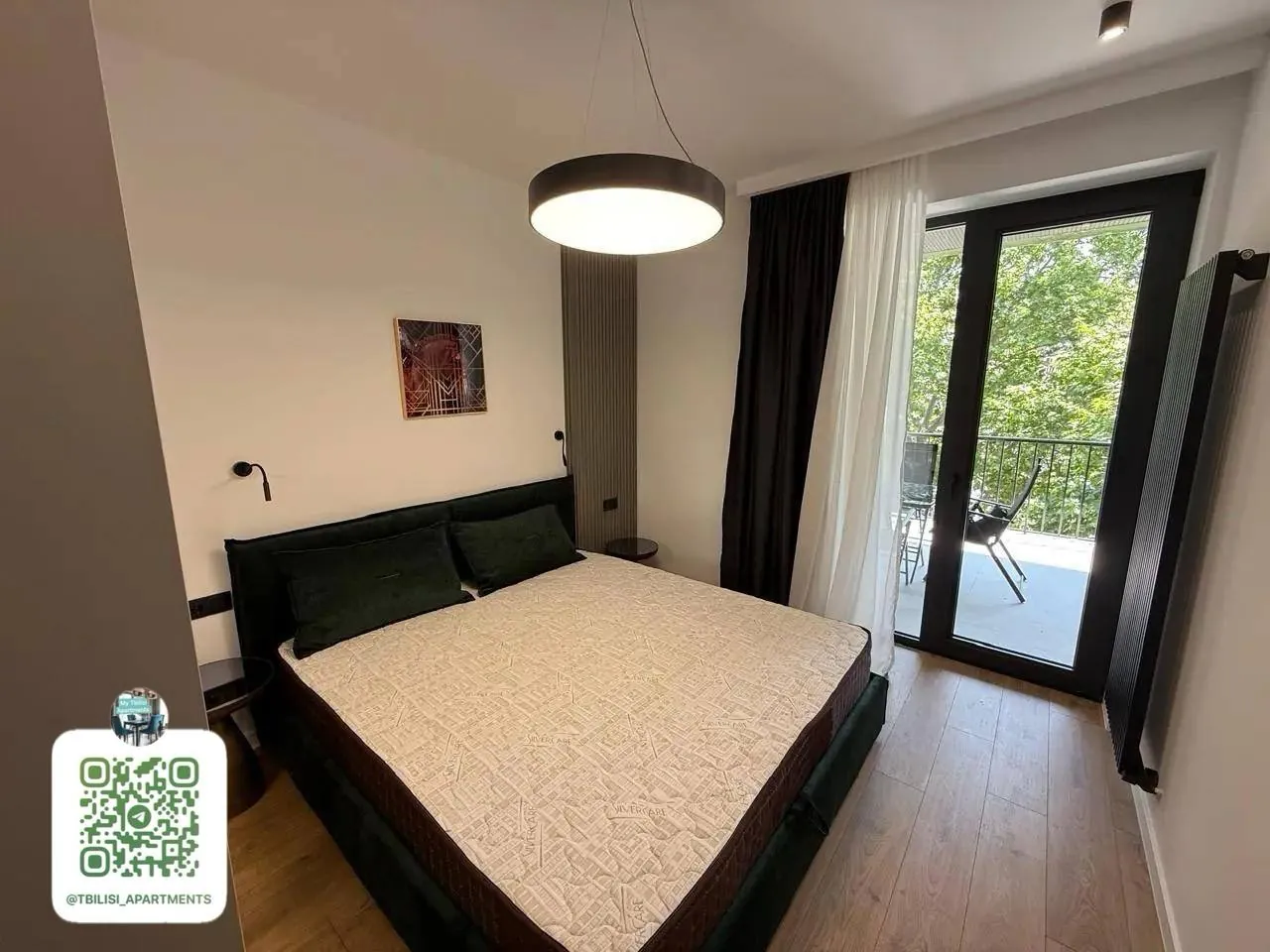 Квартира 65 м² с 2 комнатами в Чугурети 5