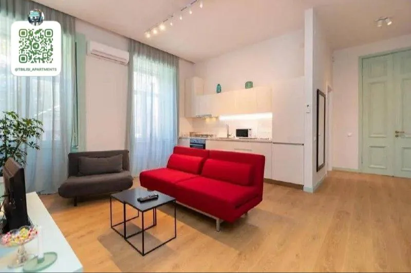 Квартира 53 м² с 2 комнатами в Мтацминда 3