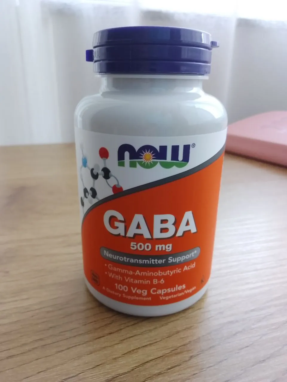 GABA 500мг, 100 капсул 1