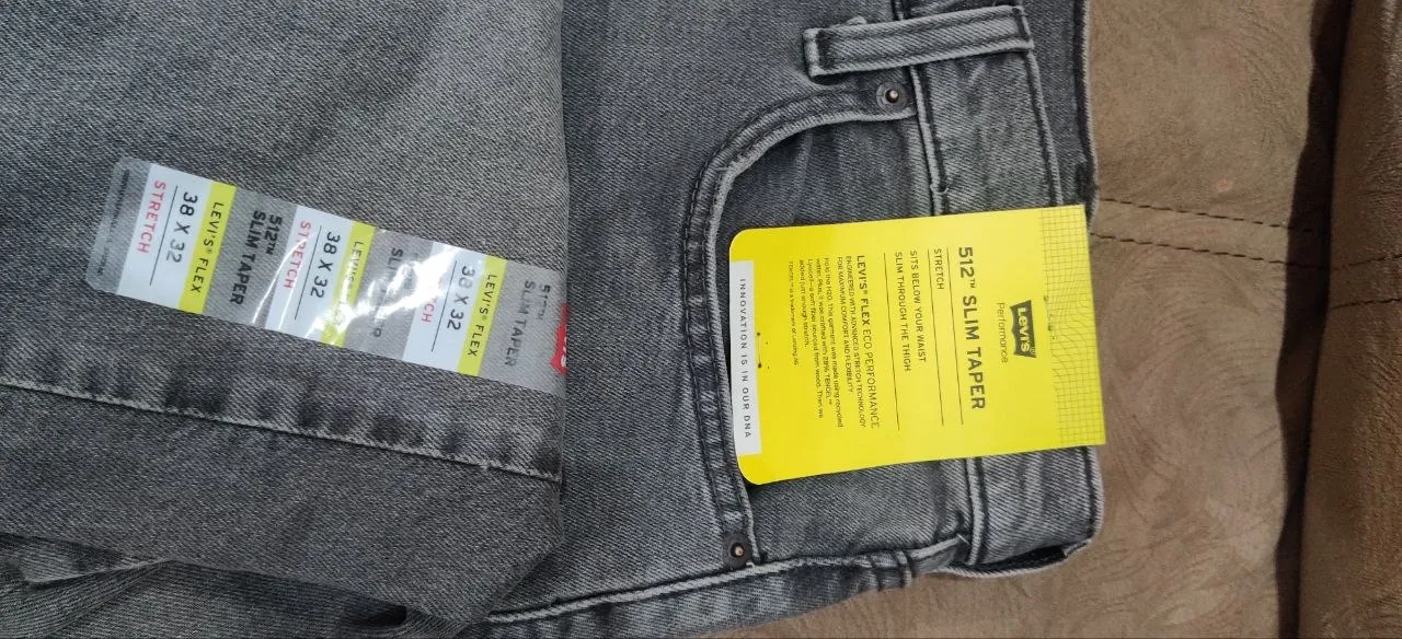 Джинсы Levi's 512 Slim Taper новые 1