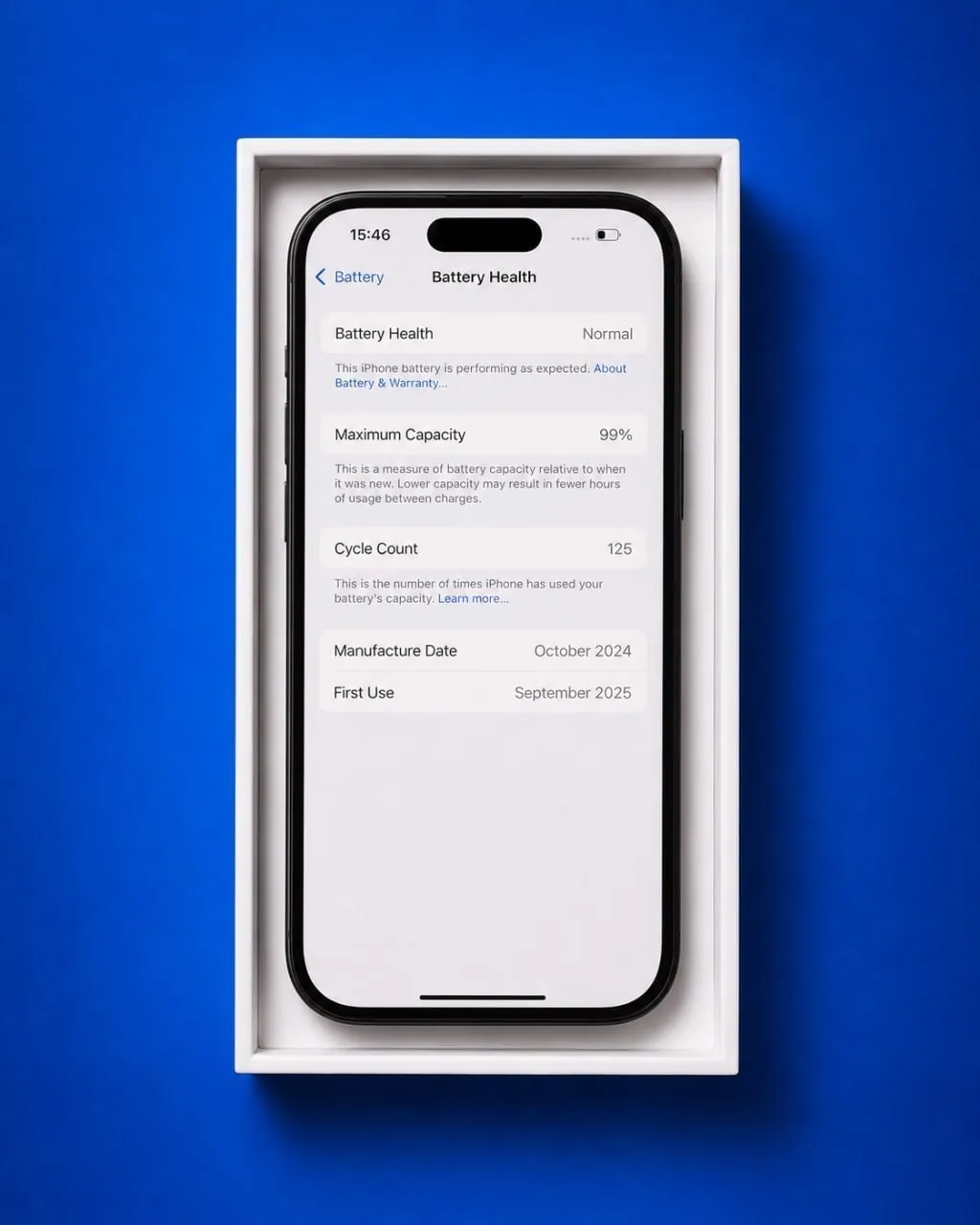 IPhone 15 128GB чёрный, хорошее состояние 4