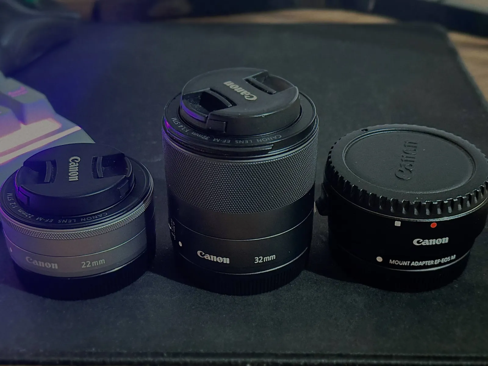 Объективы Canon EF-M и адаптер EF-EOS M 1