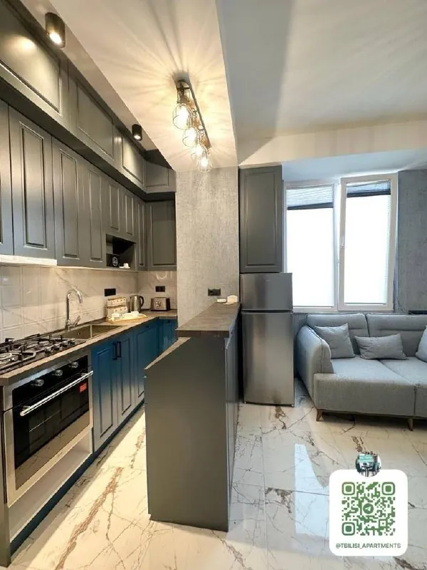 Квартира 44 м² с 2 комнатами в Ортачала 2