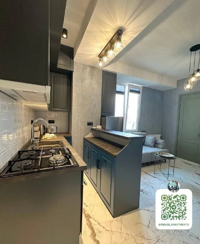 Квартира 44 м² с 2 комнатами в Ортачала 4