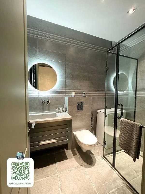 Квартира 44 м² с 2 комнатами в Ортачала 9