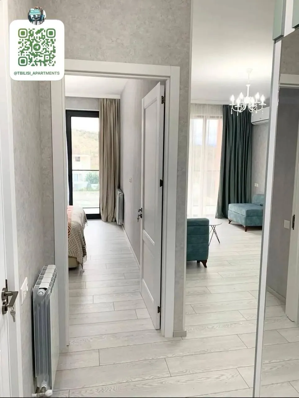 Квартира 63 м² с 2 комнатами в Крцаниси 5