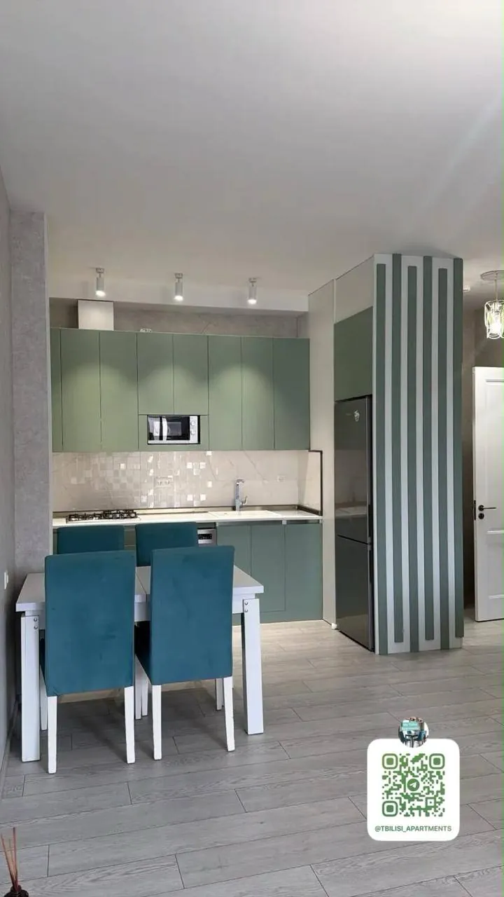 Квартира 63 м² с 2 комнатами в Крцаниси 7