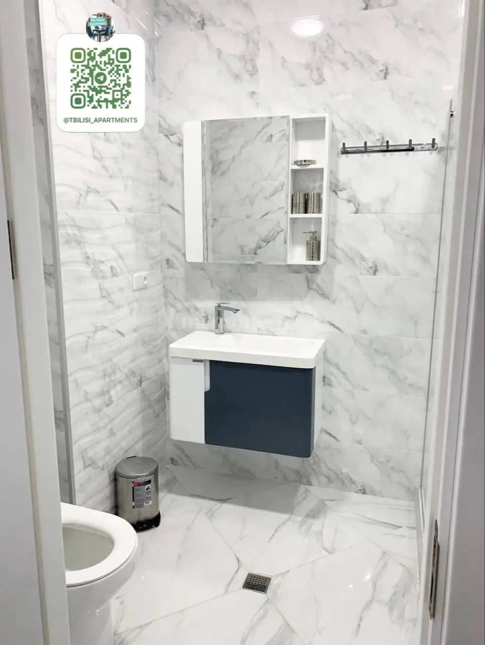 Квартира 63 м² с 2 комнатами в Крцаниси 9