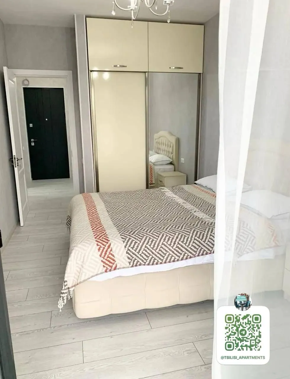 Квартира 63 м² с 2 комнатами в Крцаниси 6