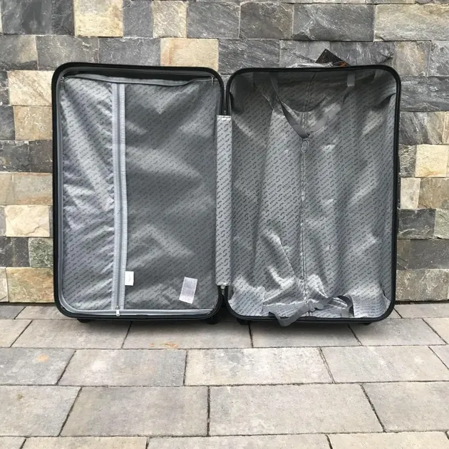 Чемодан 92л дорожный на 4 колесах Wings 147L Черный, кодовый замок TSA и телескопическая ручка 4