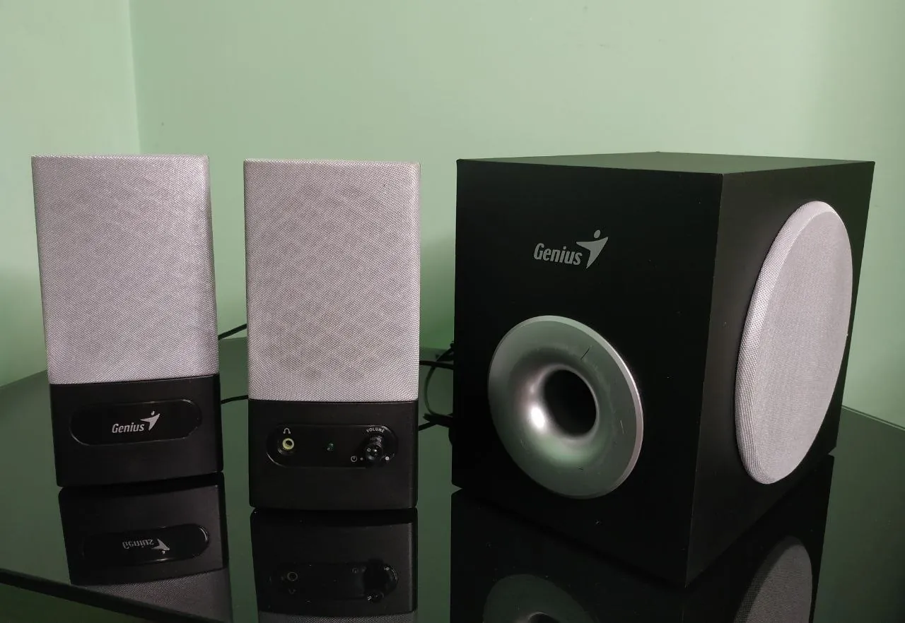 Компьютерные колонки Genius SW-F2.1 с сабвуфером 1
