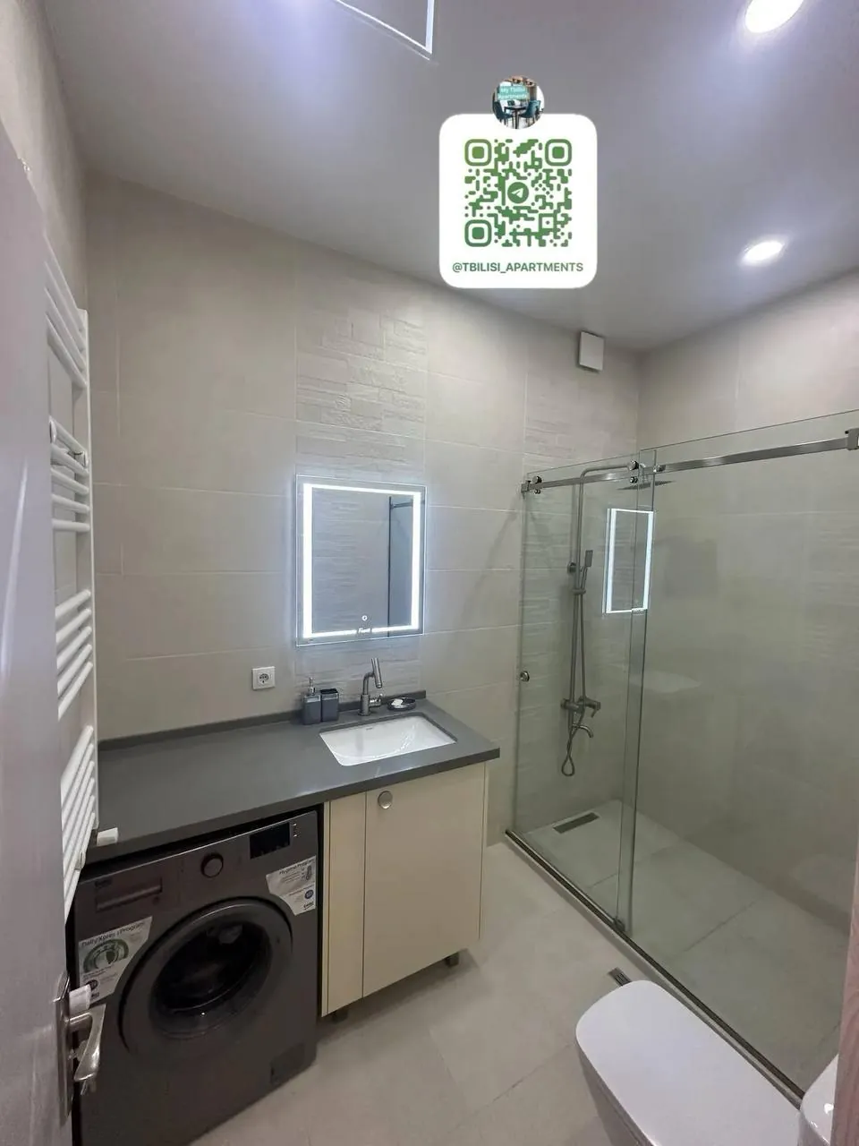 Квартира 58 м² с 2 комнатами в Сабуртало 5