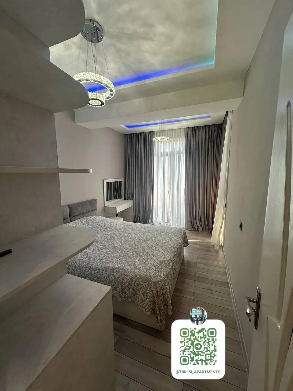 Квартира 58 м² с 2 комнатами в Сабуртало 4