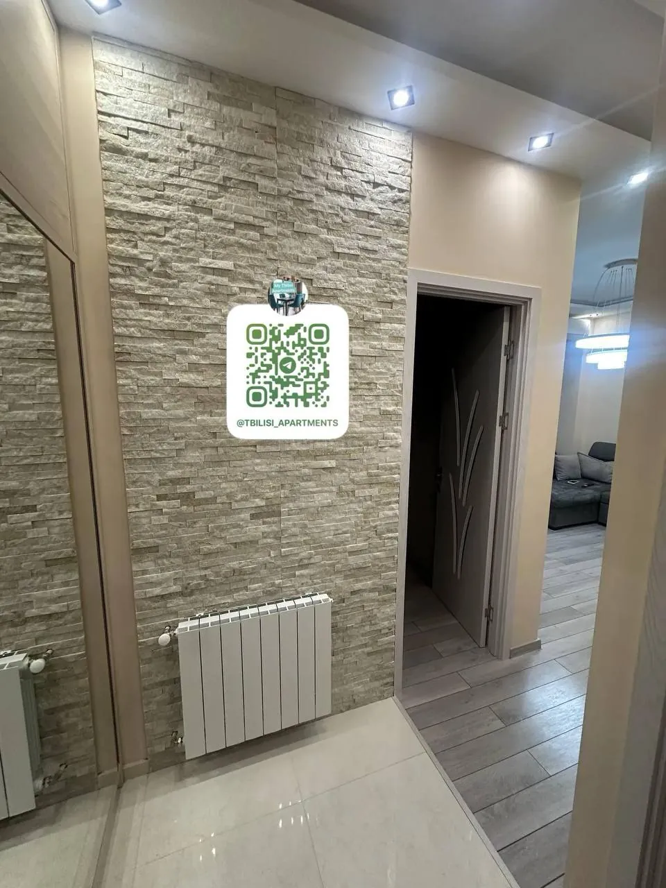 Квартира 58 м² с 2 комнатами в Сабуртало 6