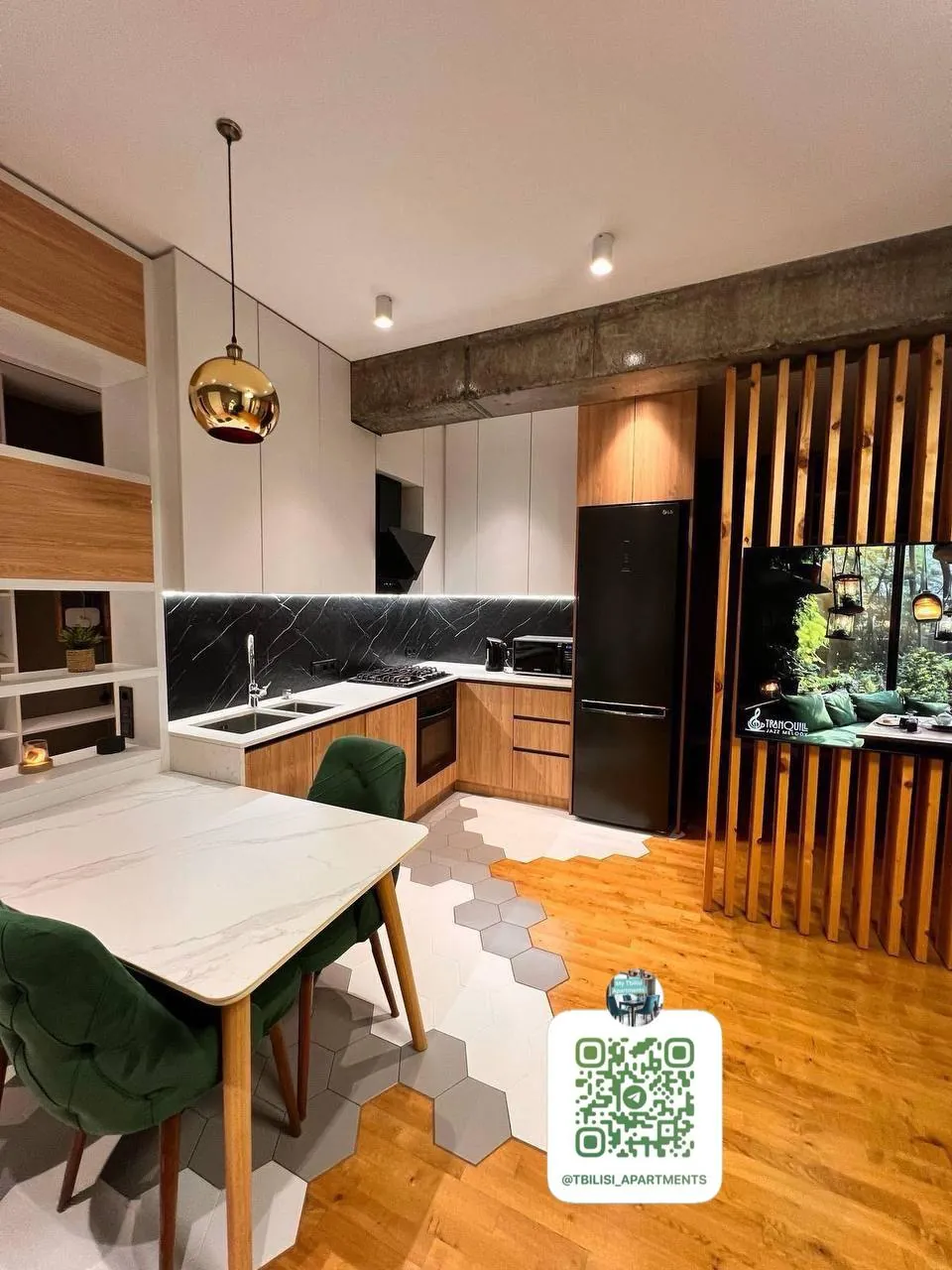 Квартира 60 м² с 3 комнатами в Сабуртало 2