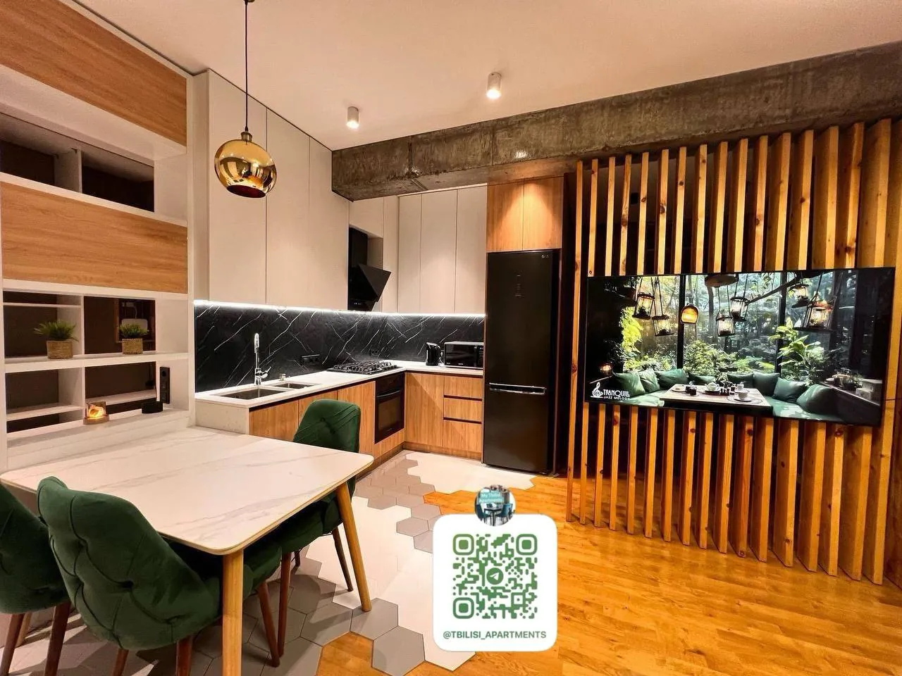 Квартира 60 м² с 3 комнатами в Сабуртало 6