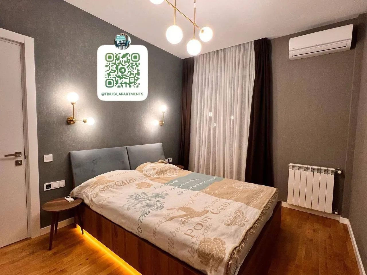 Квартира 60 м² с 3 комнатами в Сабуртало 7