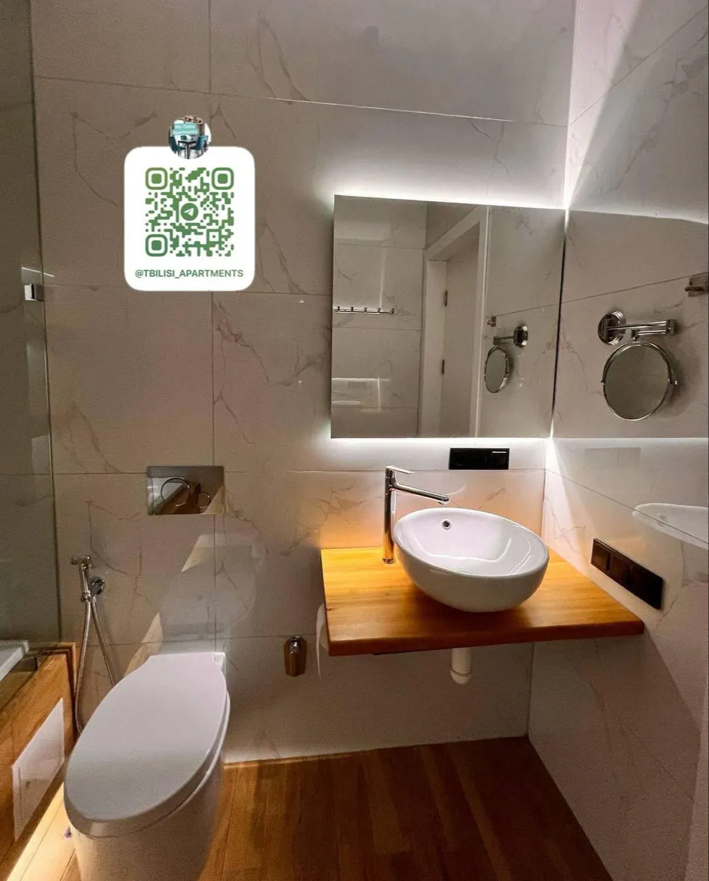 Квартира 60 м² с 3 комнатами в Сабуртало 3