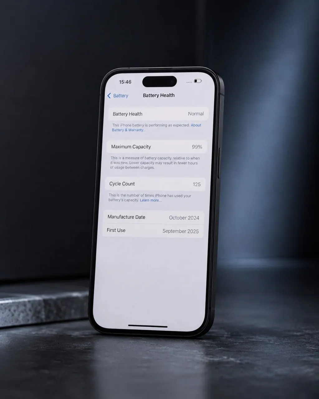 IPhone 15 128GB чёрный хорошее состояние 3
