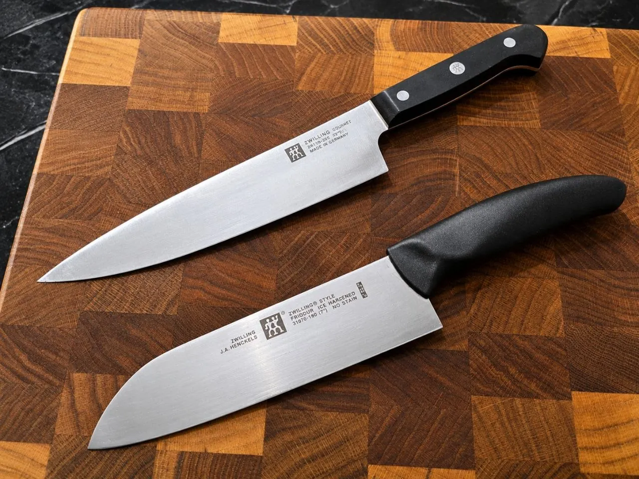 Ножи Zwilling шеф-нож и сантоку 1