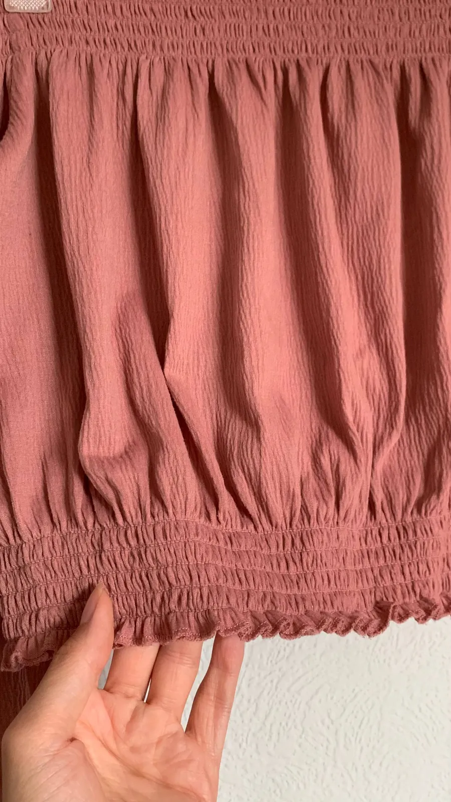 Блуза H&M из вискозы, розовая 2