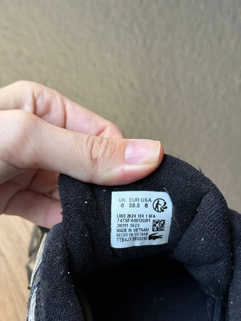 Кроссовки Lacoste L003 2K24 размер 39.5 4