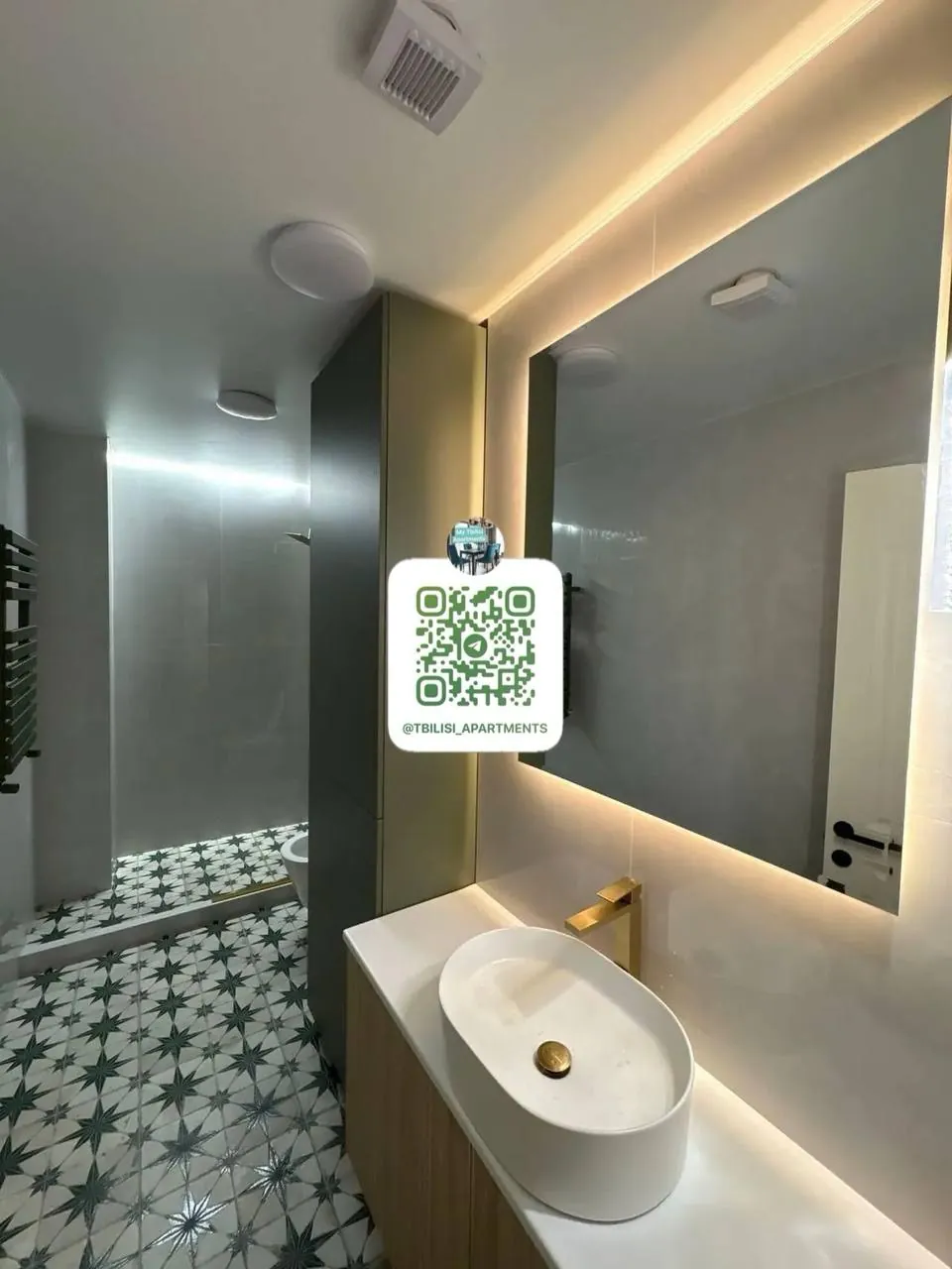 Квартира 65 м² с 3 комнатами в Сабуртало 10