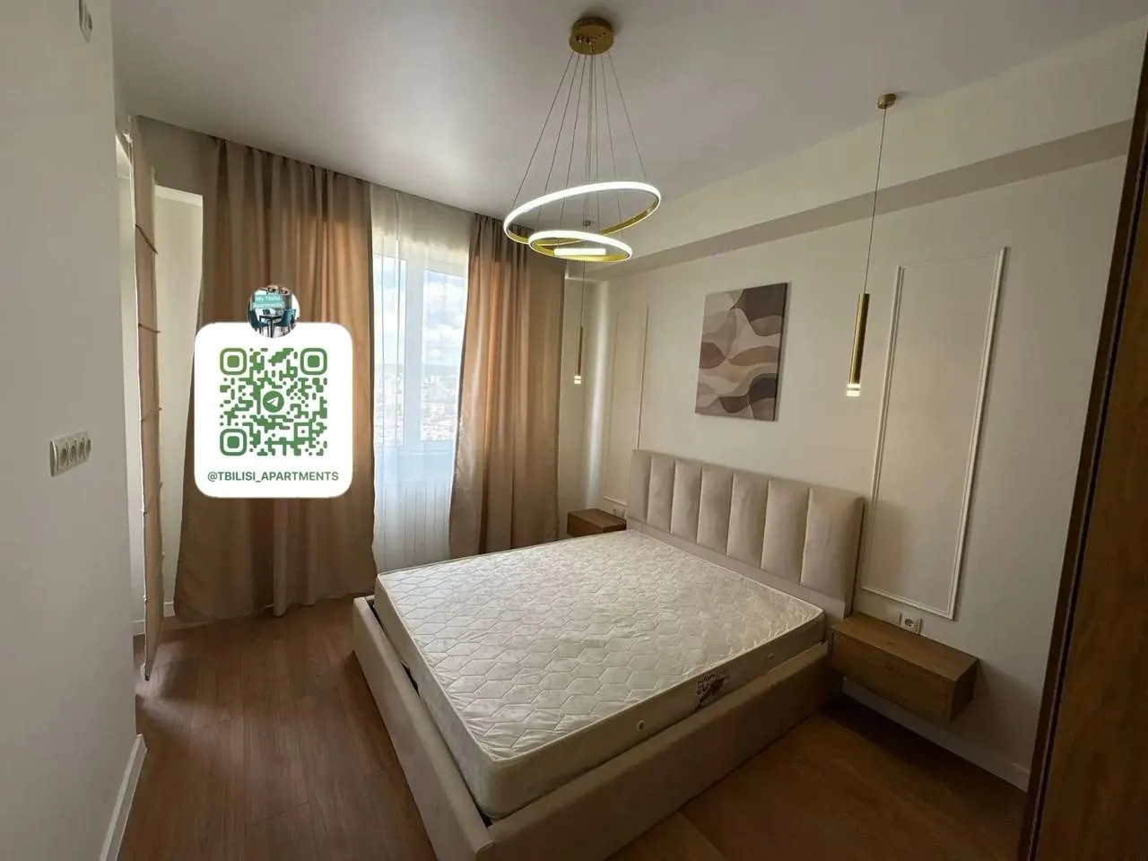 Квартира 65 м² с 3 комнатами в Сабуртало 3