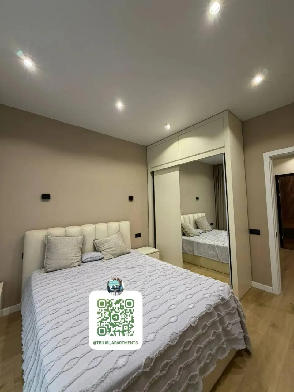 Квартира 60 м² с 2 комнатами в Сабуртало 8