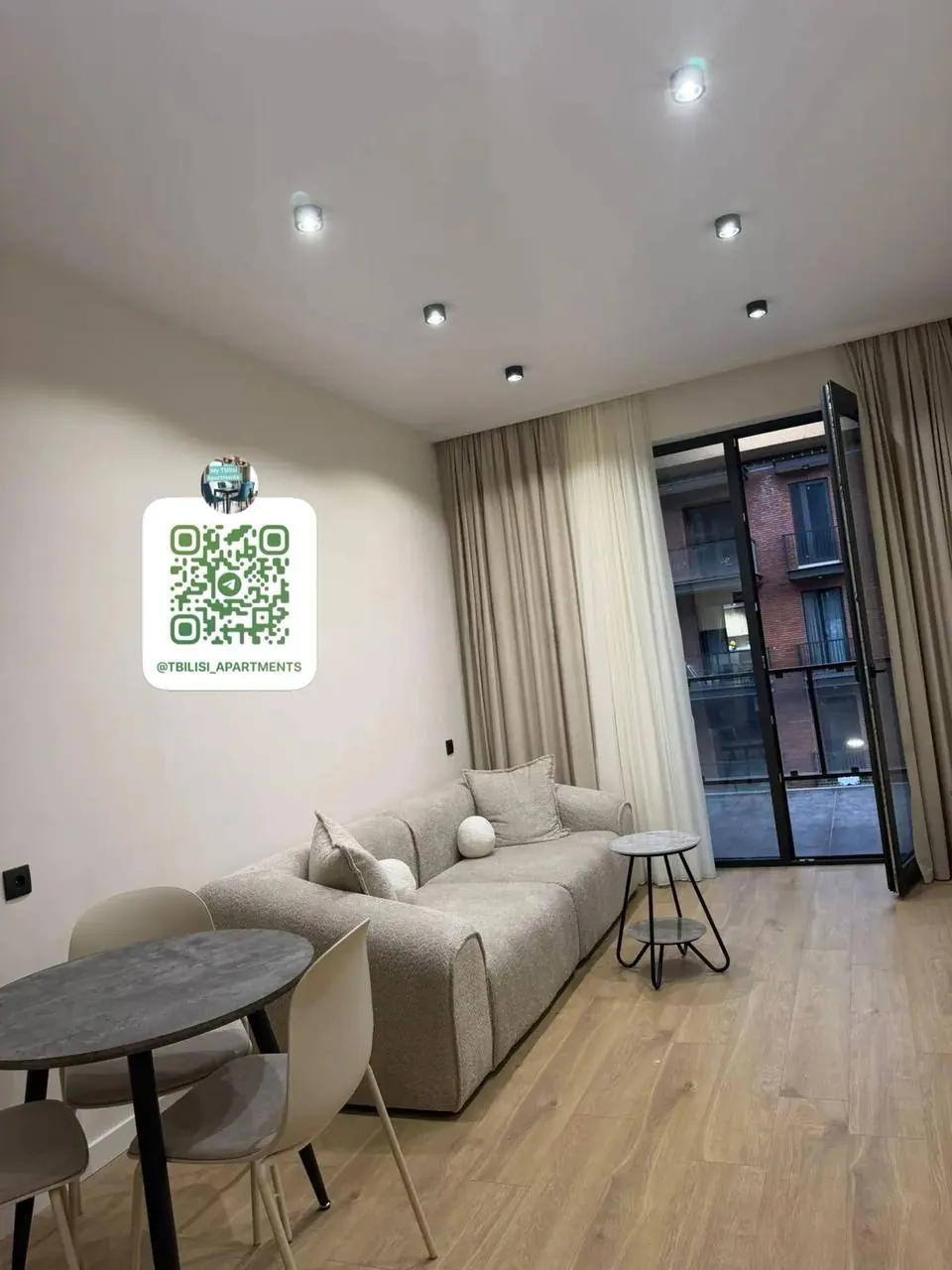 Квартира 60 м² с 2 комнатами в Сабуртало 1