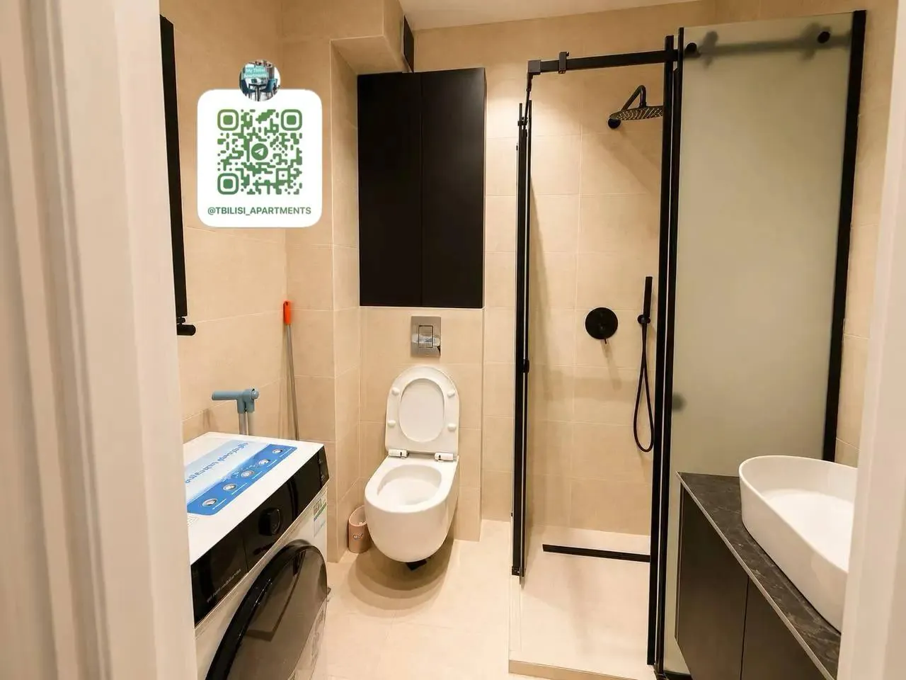 Квартира 60 м² с 2 комнатами в Сабуртало 7