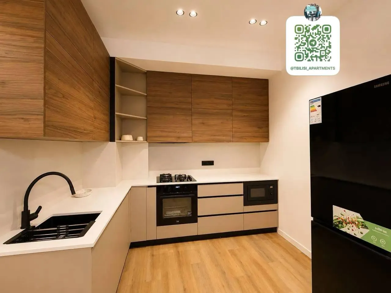 Квартира 60 м² с 2 комнатами в Сабуртало 8