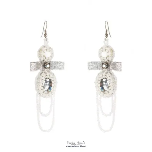 Серьги White ручной работы в Батуми 1