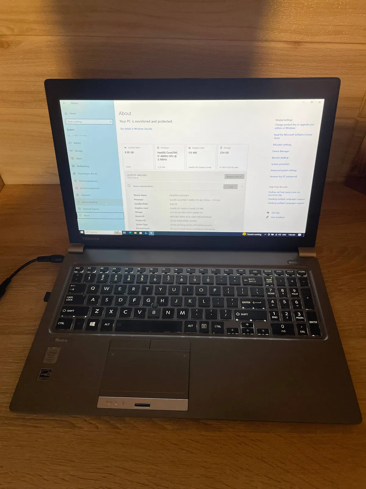 Ноутбук Toshiba Tecra Z50-A бизнес-класса 1