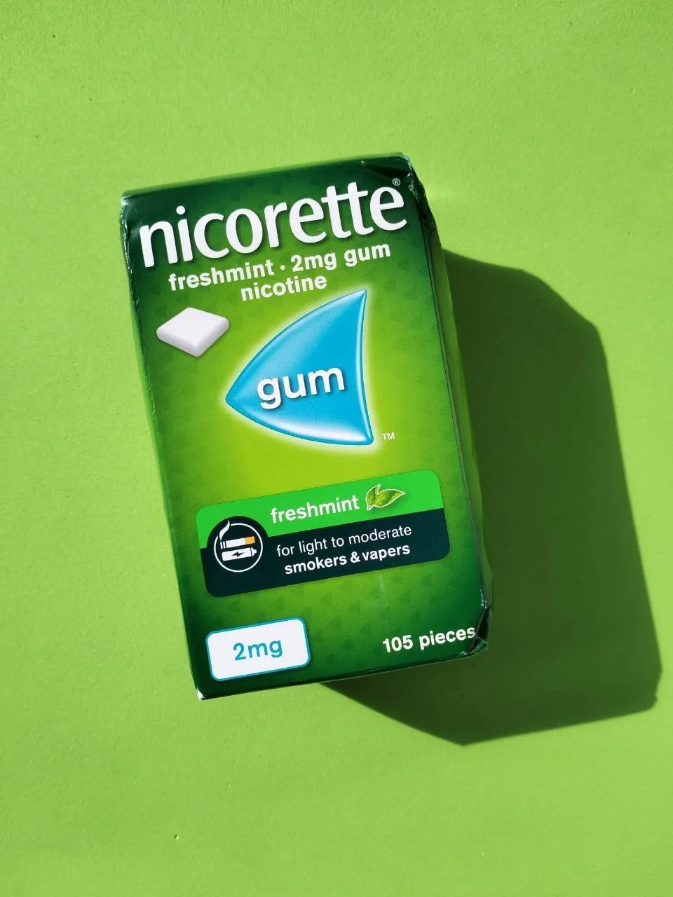 Никотиновая жвачка Nicorette 2 мг, 105 шт 1