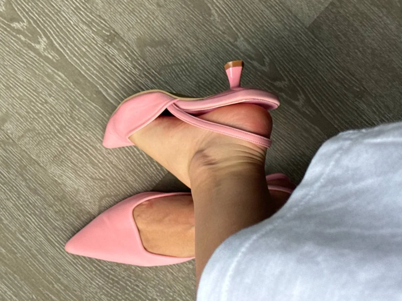 Туфли кitten heels на низком каблуке 4