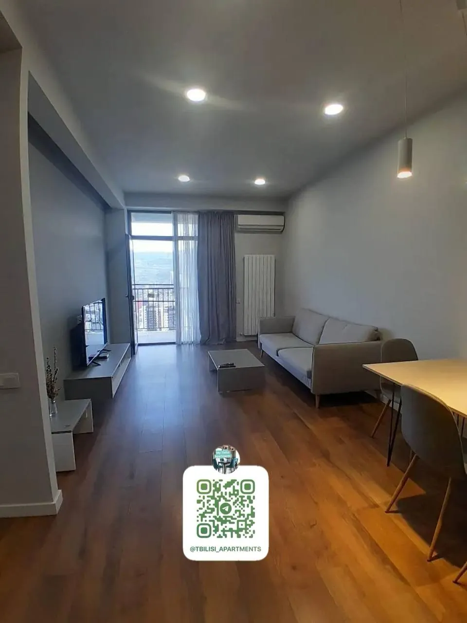 Квартира 68 м² с гардеробной в Сабуртало 1