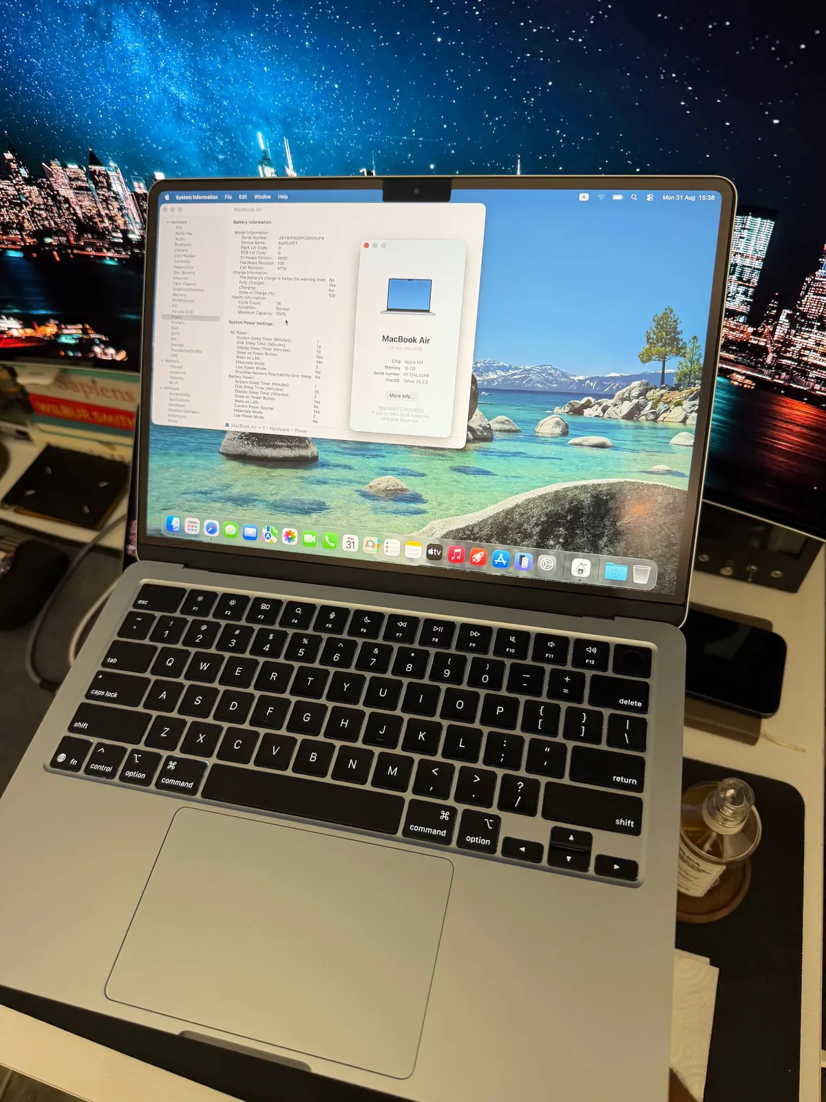 MacBook Air M4 16GB/256GB Sierra Blue 2