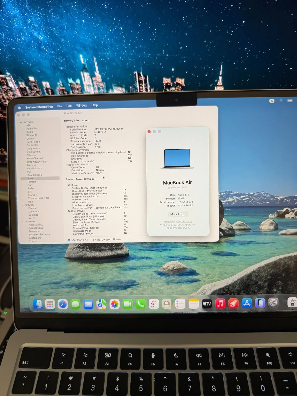 MacBook Air M4 16GB/256GB Sierra Blue 3