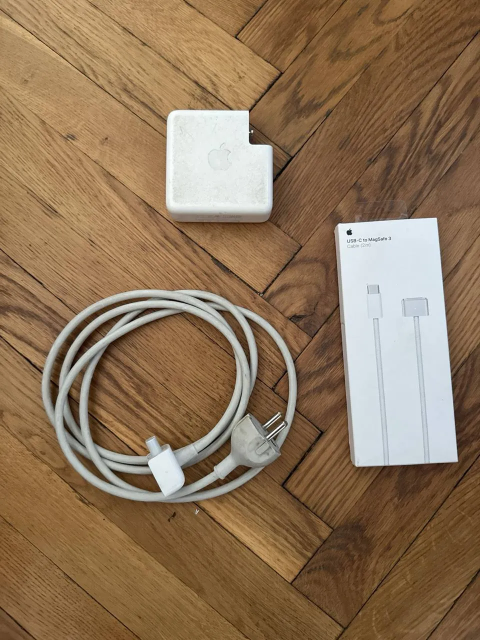 Комплект зарядки MacBook MagSafe 3 и блок 87W 1