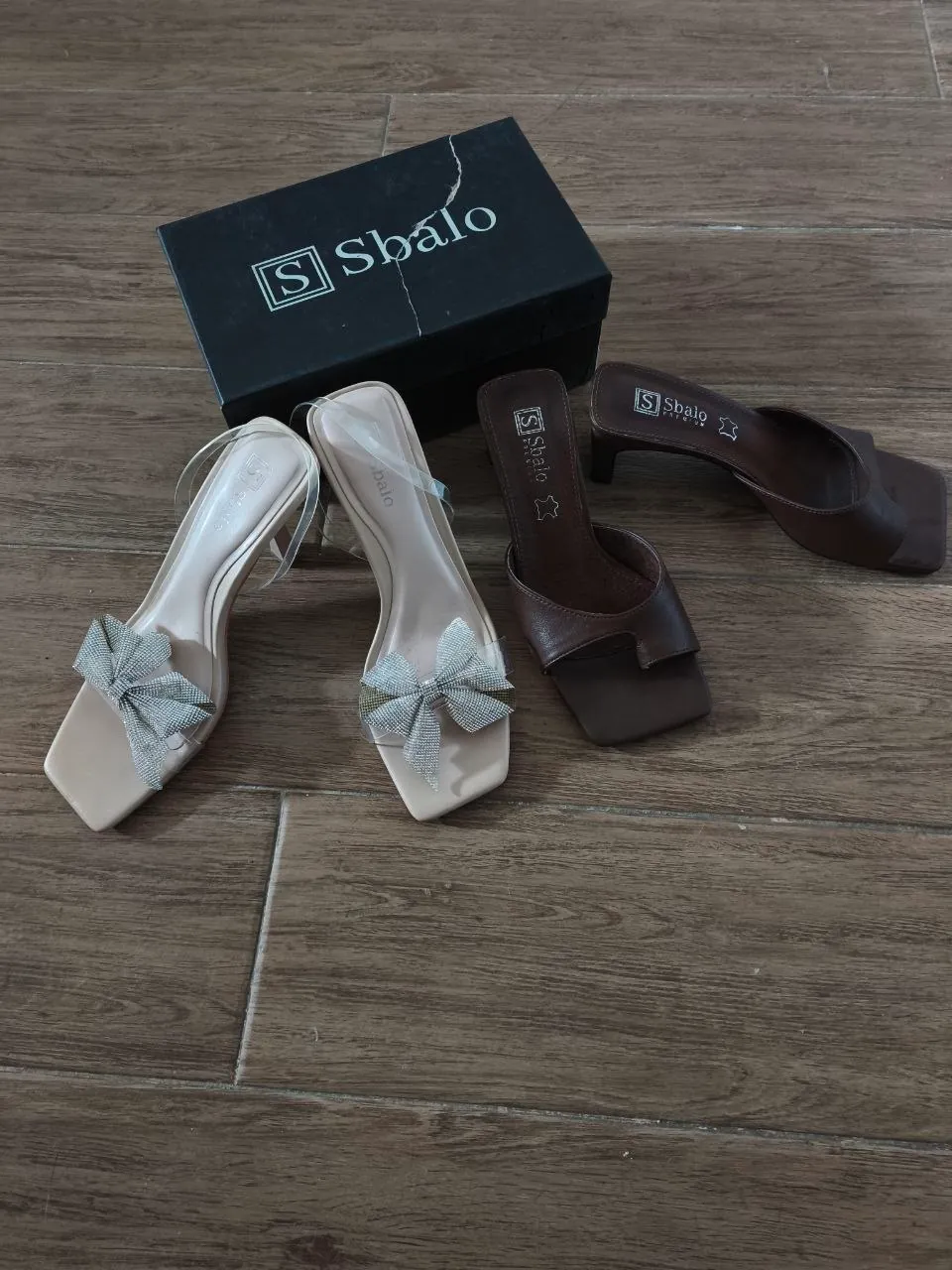 Туфли Sbalo бежевые 38 и коричневые 36 1