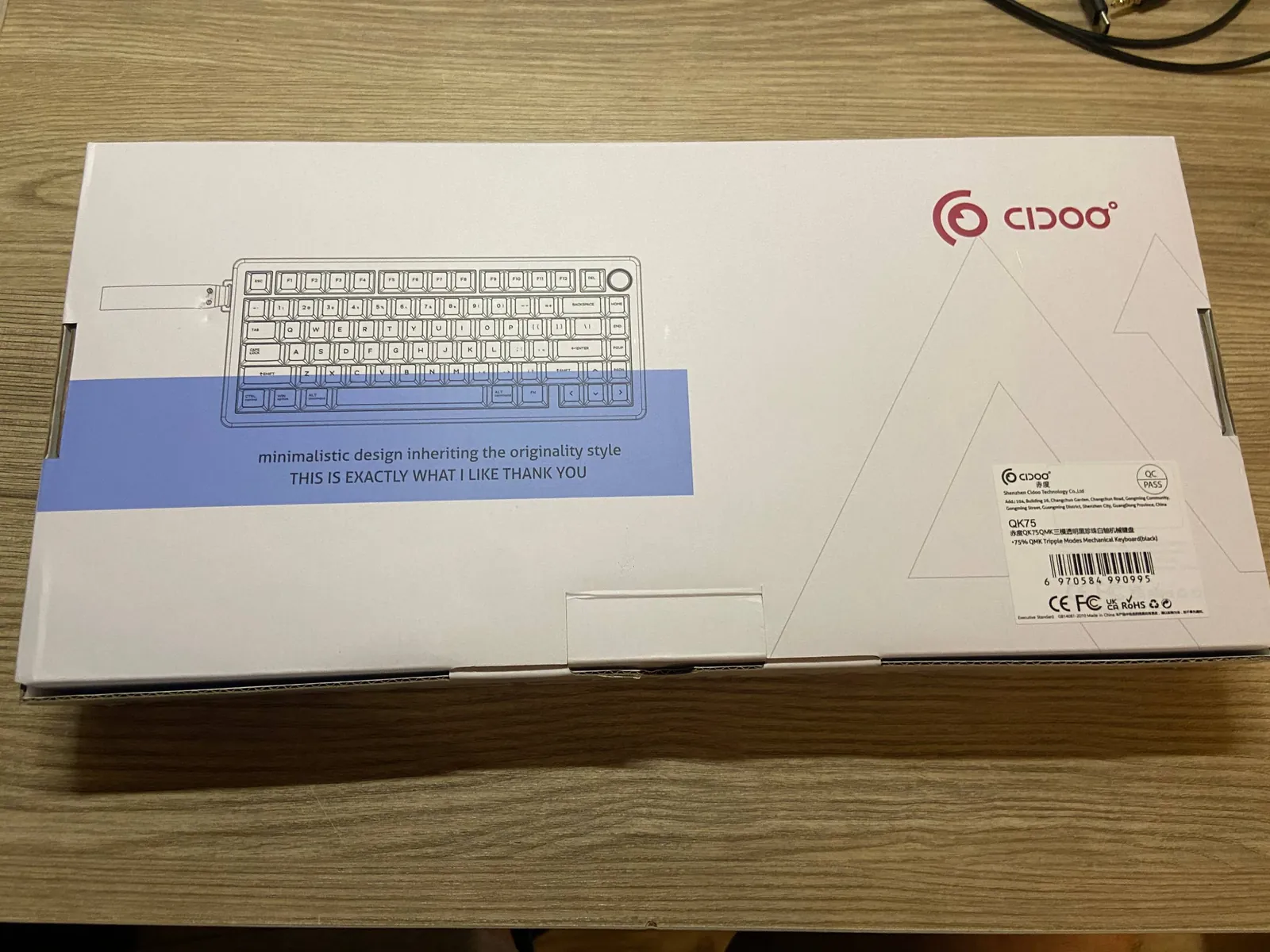 Клавиатура Cidoo QK75 механическая полный комплект 2