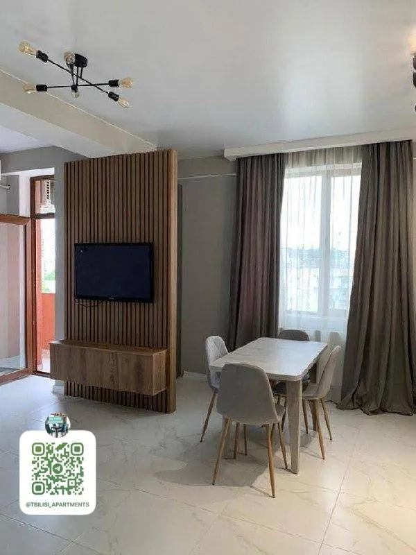 Квартира 76 м² в Дидубе, 2 спальни 3