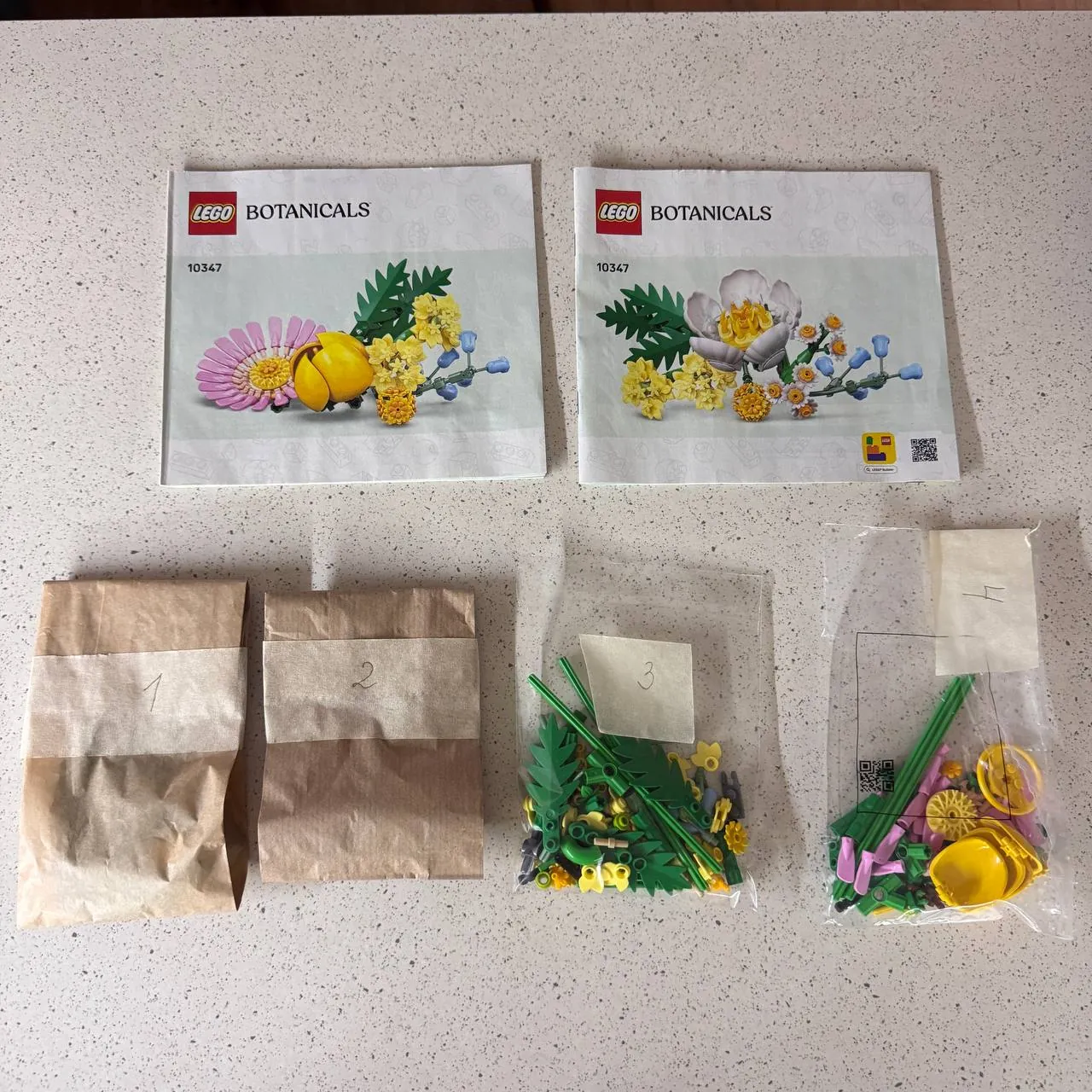 Конструктор LEGO цветы, полный набор 2