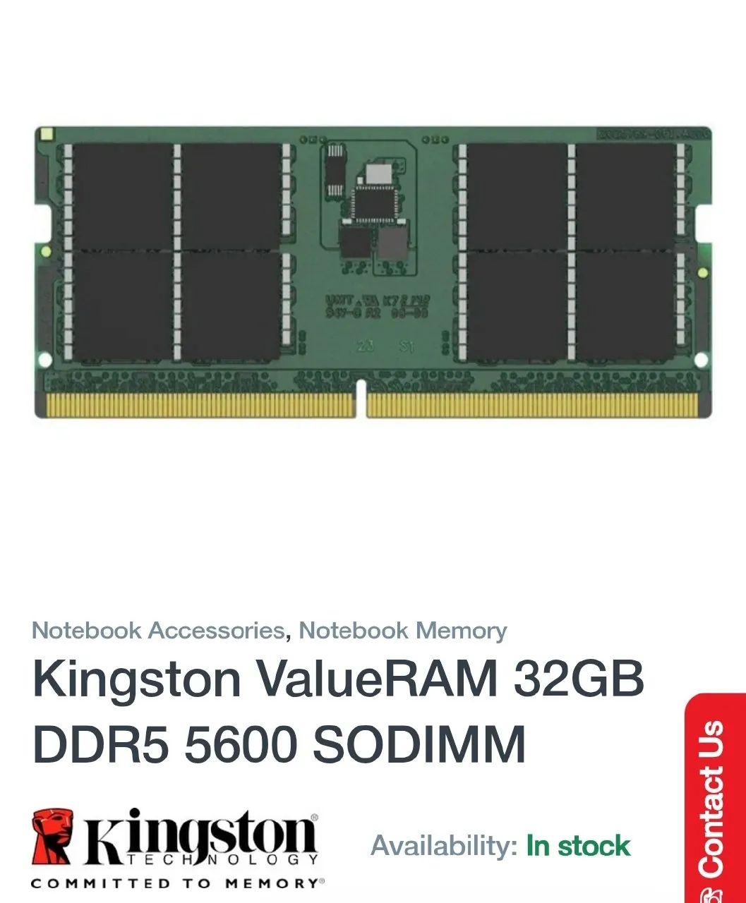 Оперативная память 32GB DDR5 1