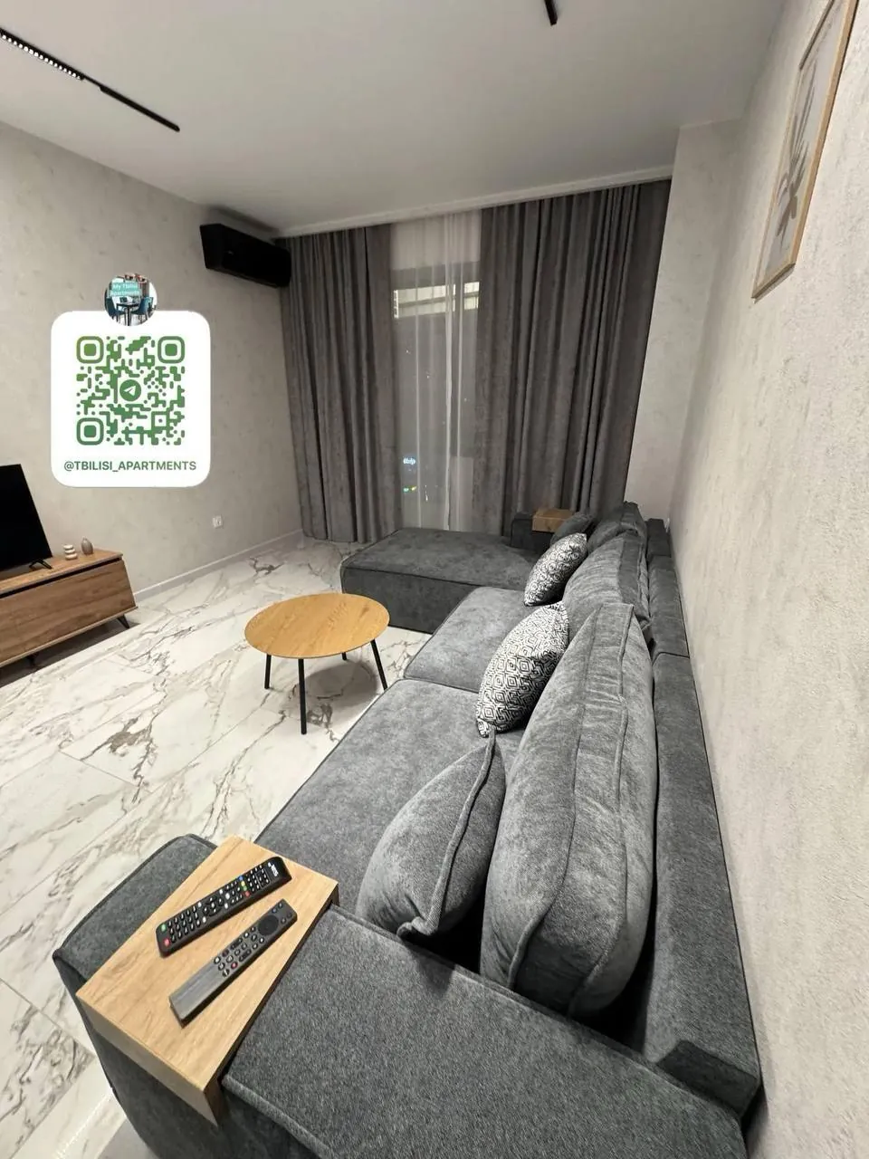 Квартира 75 м² в Сабуртало, 1 спальня 6