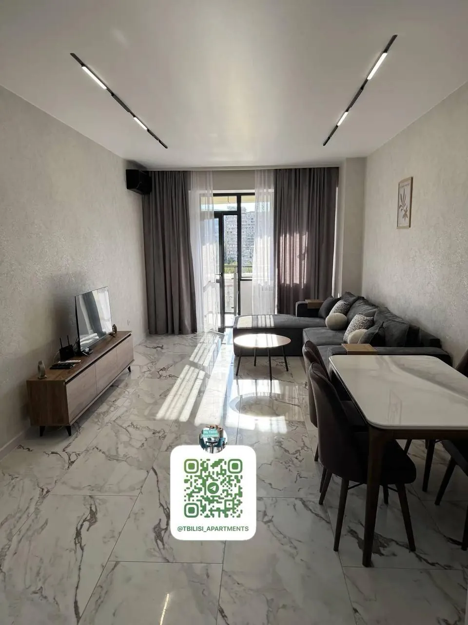 Квартира 75 м² в Сабуртало, 1 спальня 3