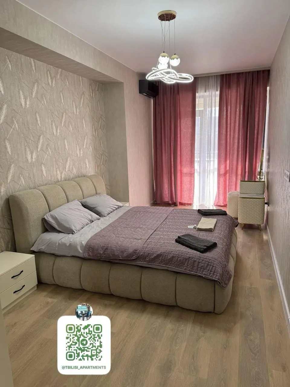 Квартира 75 м² в Сабуртало, 1 спальня 1