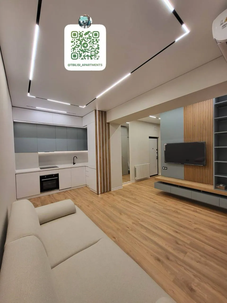 Квартира 53 м² в Сабуртало, 1 спальня 10